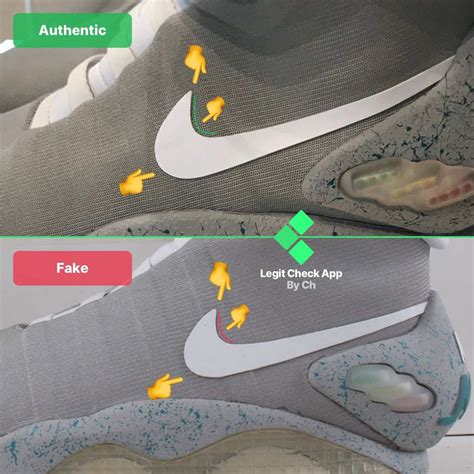 nike mag fake vs real|authentic nike air mags.